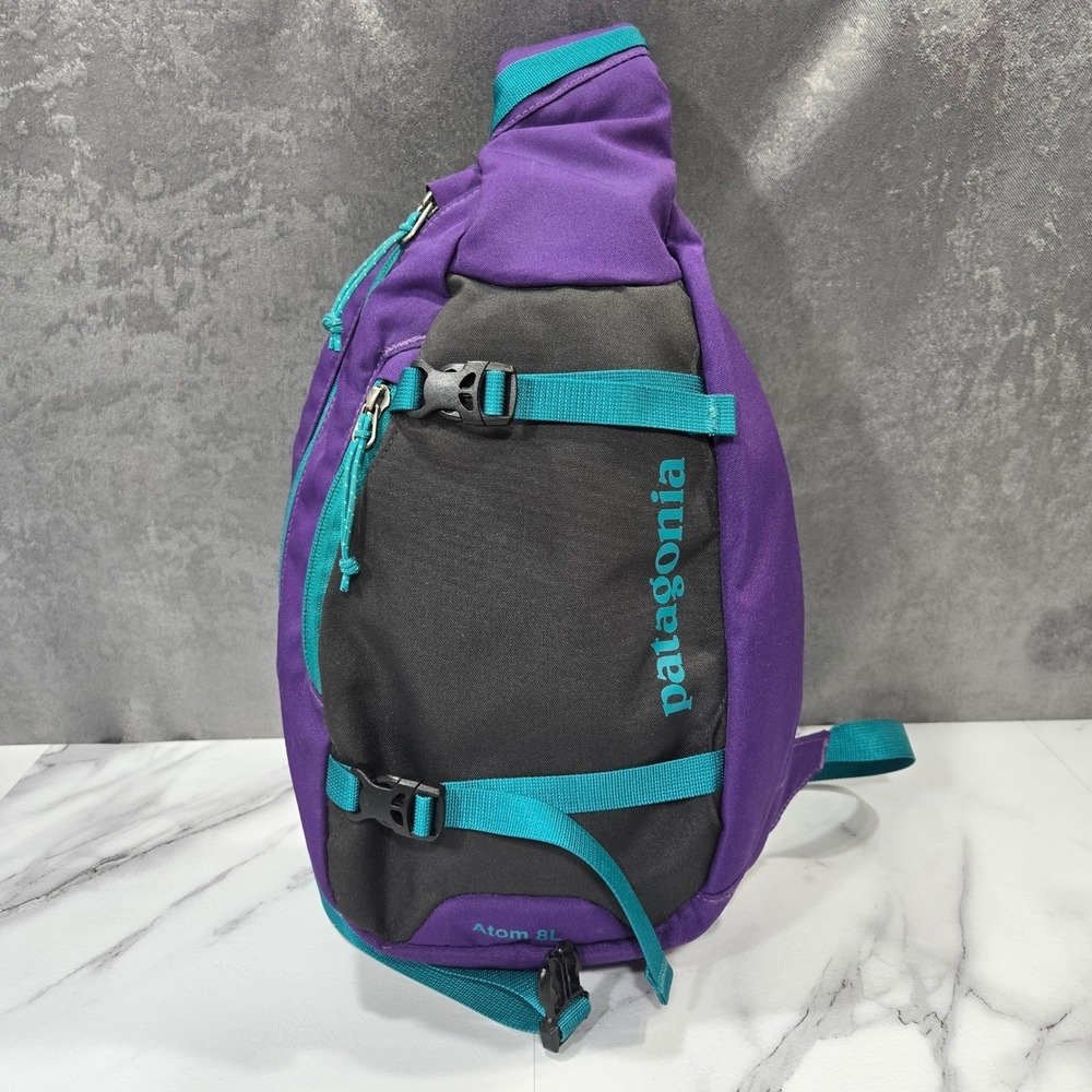 Patagonia Atom 8l Sling Bag Unisex Inside Out Purple … - Gem